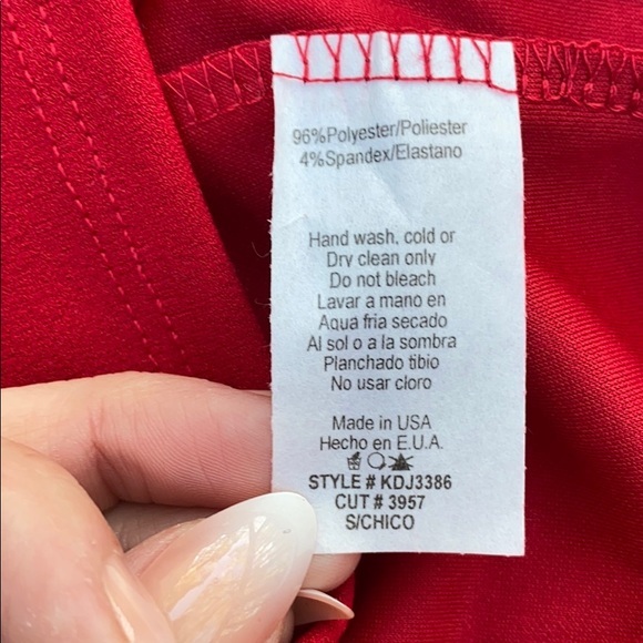 Flounce House Dress - Red - Picture 3 of 4